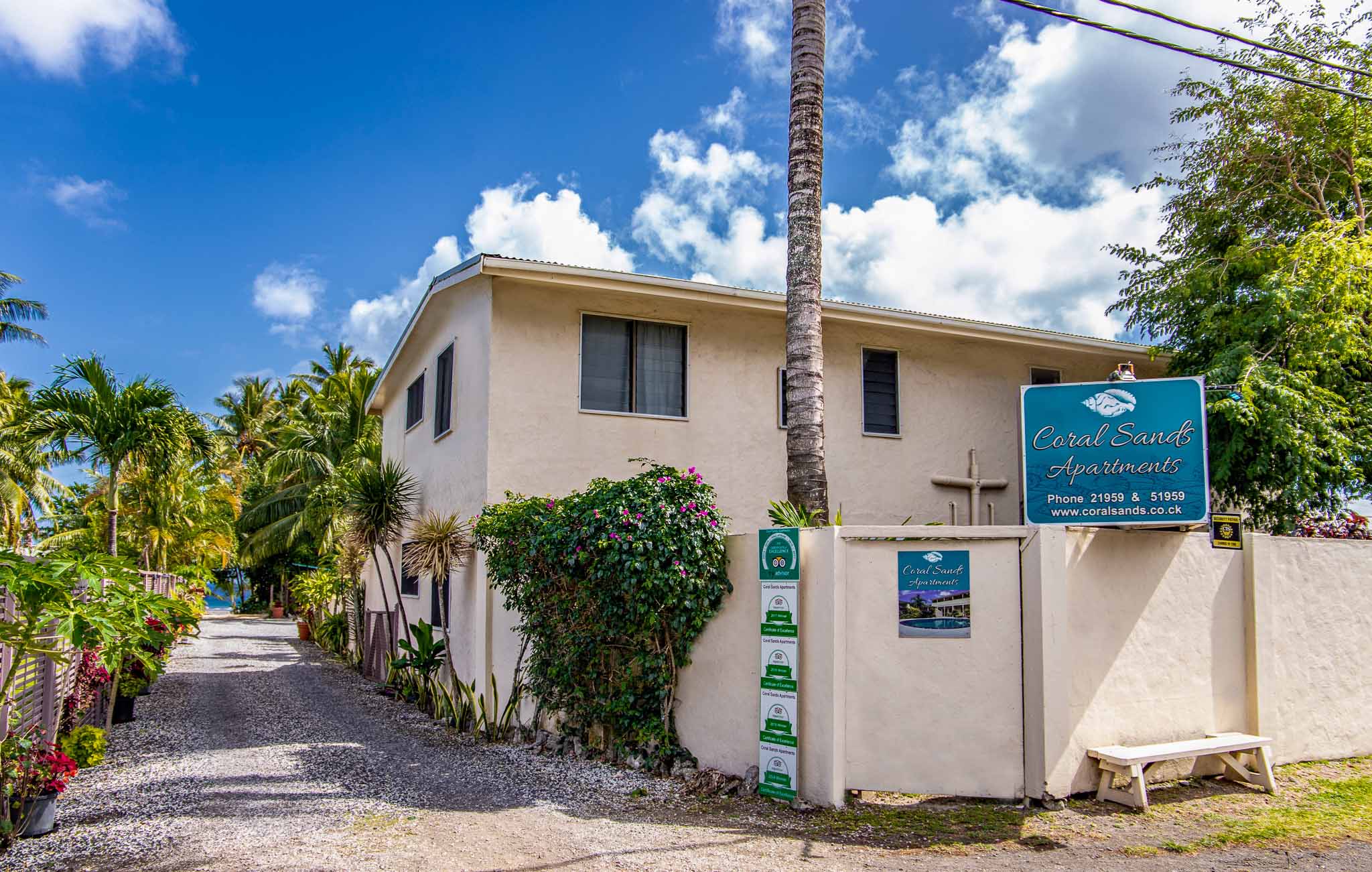 Coral Sands Apartments — 7-Unit Complex, Arorangi