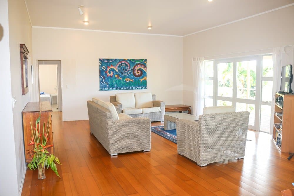 2-Bedroom Home with Sea Views — Tutakimoa (Available)