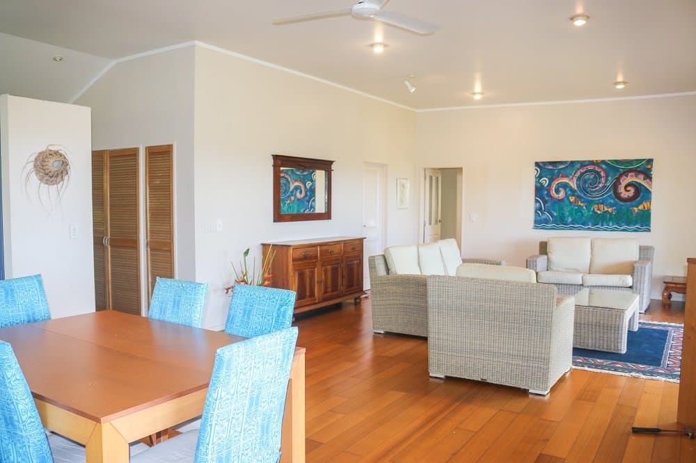 2-Bedroom Home with Sea Views — Tutakimoa (Available)