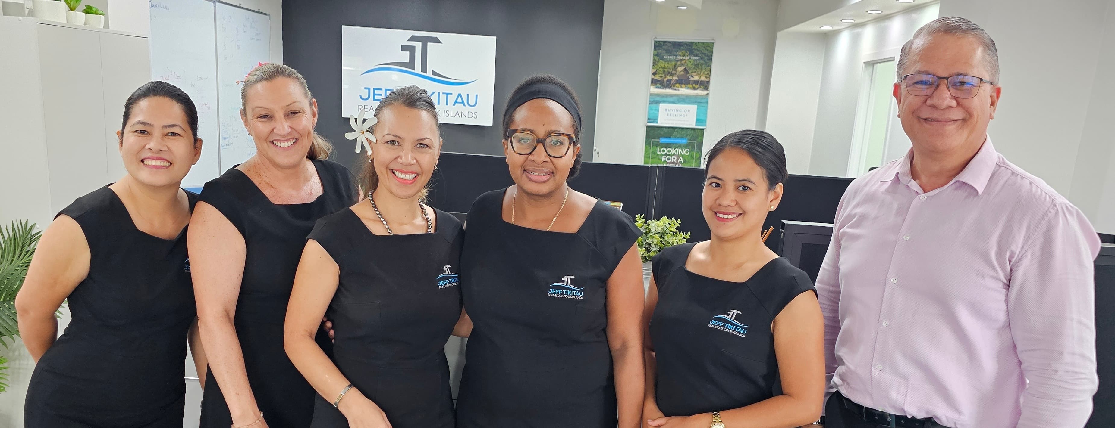 The JT Real Estate team, Rarotonga